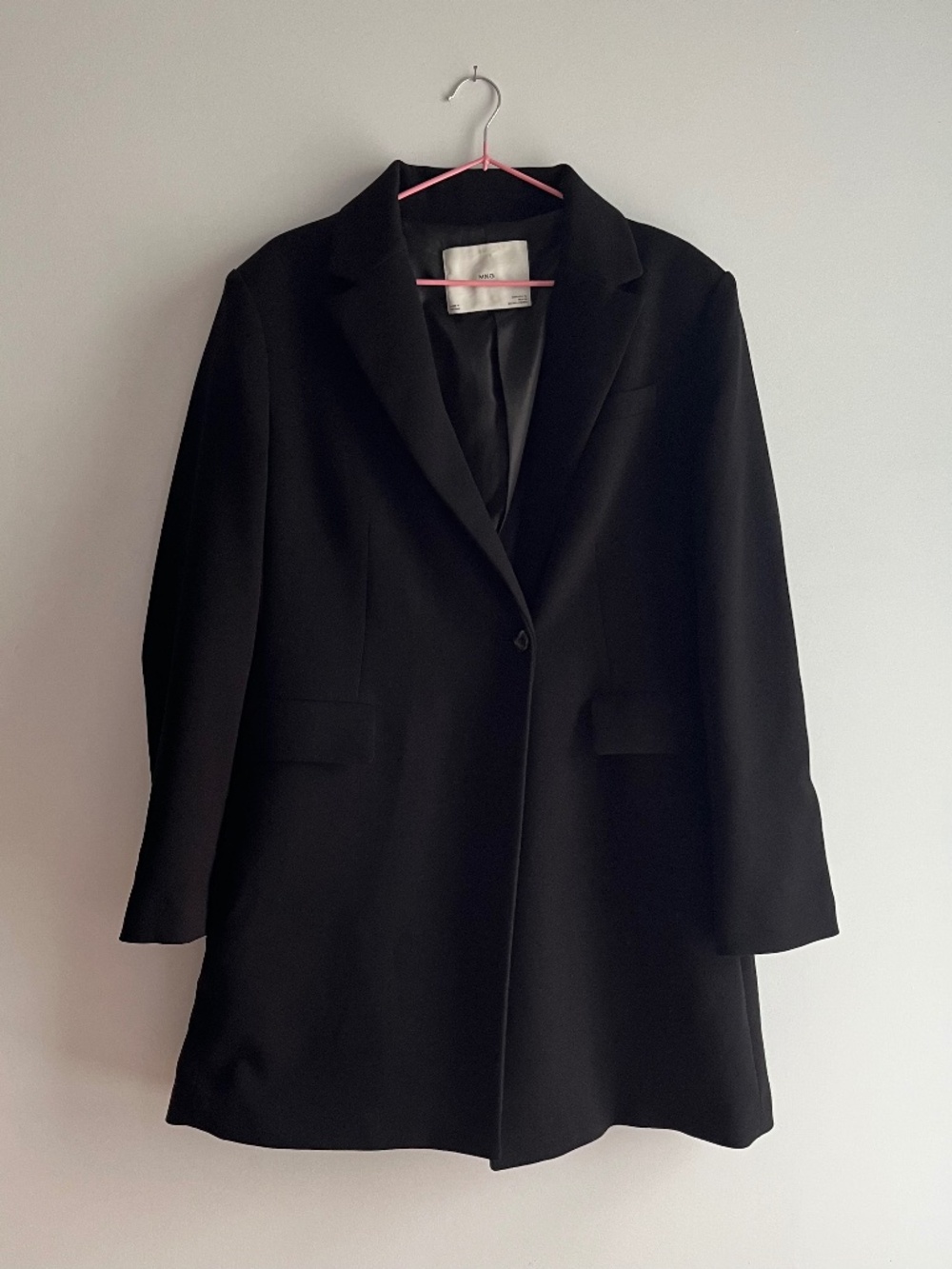 Cross-over blazer jacket in black - Size XL